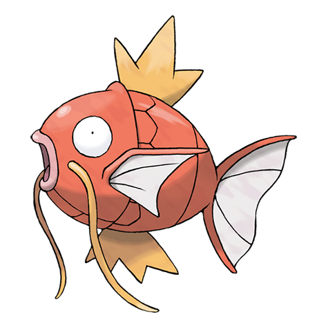 포켓몬 잉어킹(Magikarp) 공식 일러스트 - 포켓몬 런 온라인 챌린지 잉어킹 프로모 카드 주인공