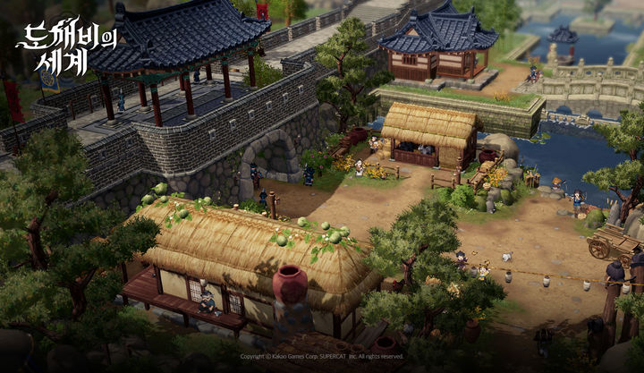 도깨비의세계 인게임 스크린샷 2.5D MMORPG 조선 판타지 전통 마을 카카오게임즈